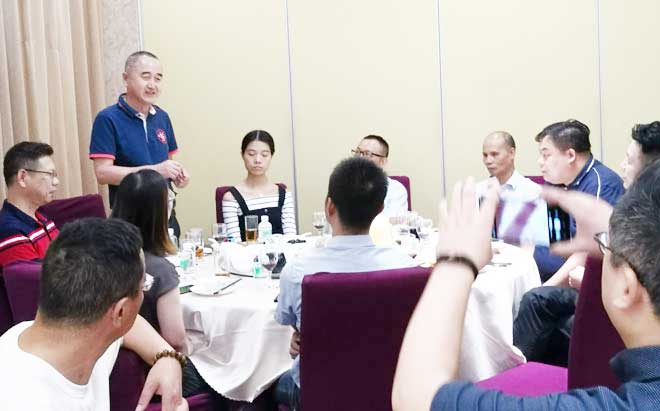 先鋒機械陳總致辭