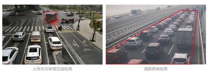 大貨車右轉(zhuǎn)彎壓線檢測 道路擁堵檢測