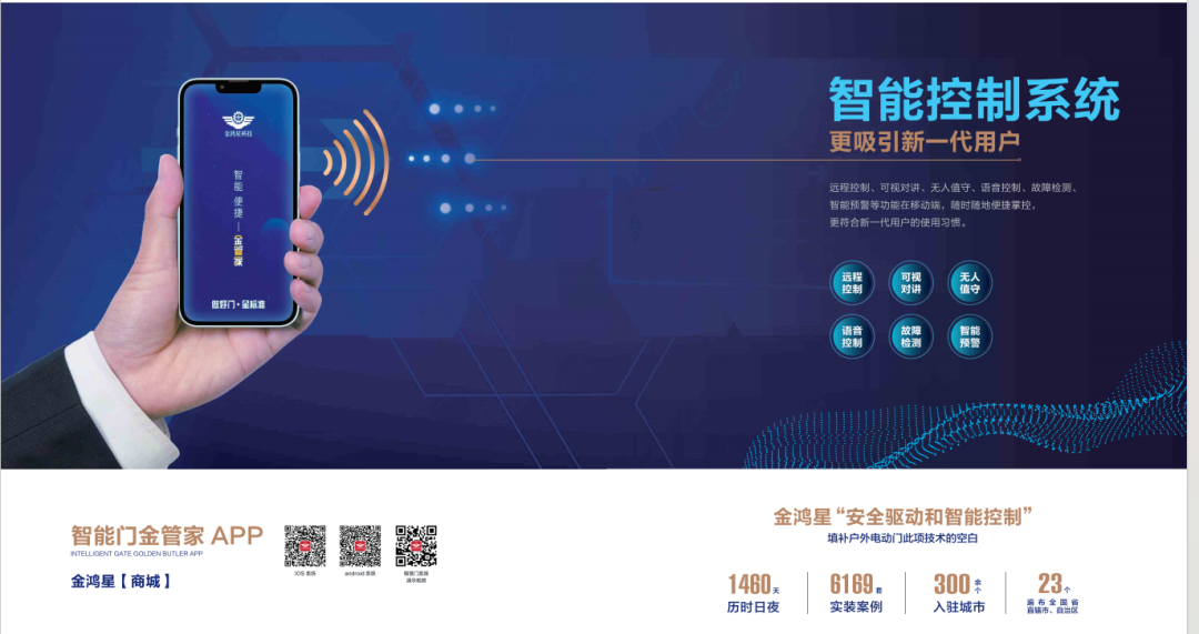 金鴻星超級(jí)“星”智能電動(dòng)門(mén)產(chǎn)品