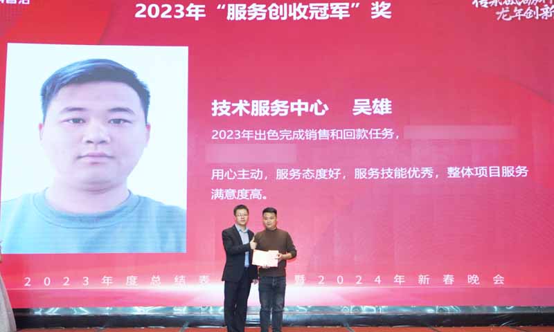 服務(wù)創(chuàng)收冠軍獎