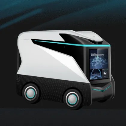 上海蠶叢機器人的移動充電車