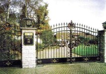 莊園類別墅鐵藝大門的獨特之處