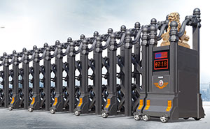 鋁合金伸縮門(mén) - 龍韻393A（古銅銀）鋁合金伸縮門(mén)