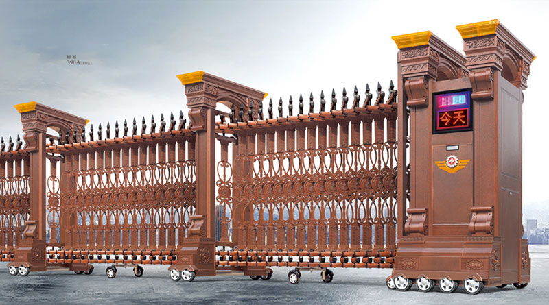 耀系390A(古銅金)鋁合金伸縮門