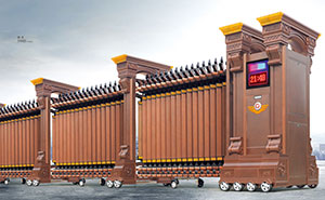 鋁合金伸縮門 - 耀系390B（古銅金）鋁合金伸縮門