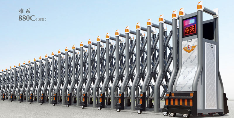 雅系880C(深灰)鋁合金伸縮門