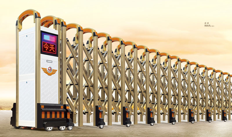 諾系860A(香檳)鋁合金伸縮門