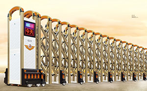 鋁合金伸縮門 - 諾系860A（香檳）鋁合金伸縮門