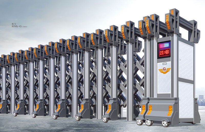 銳寶819A-G(三排連動(dòng))鋁合金伸縮門