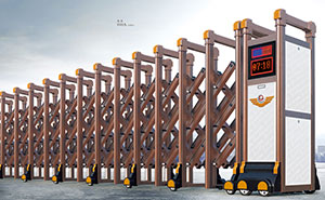 鋁合金伸縮門 - 悅系810A（古銅金）鋁合金伸縮門