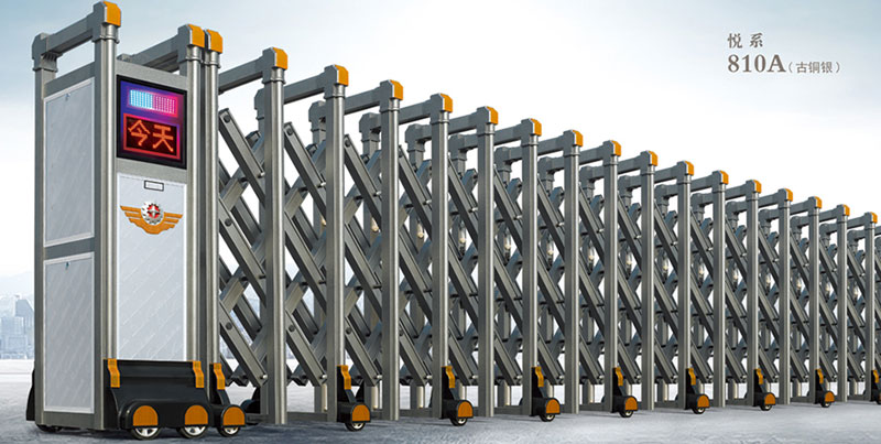 悅系810A(古銅銀)鋁合金伸縮門(mén)