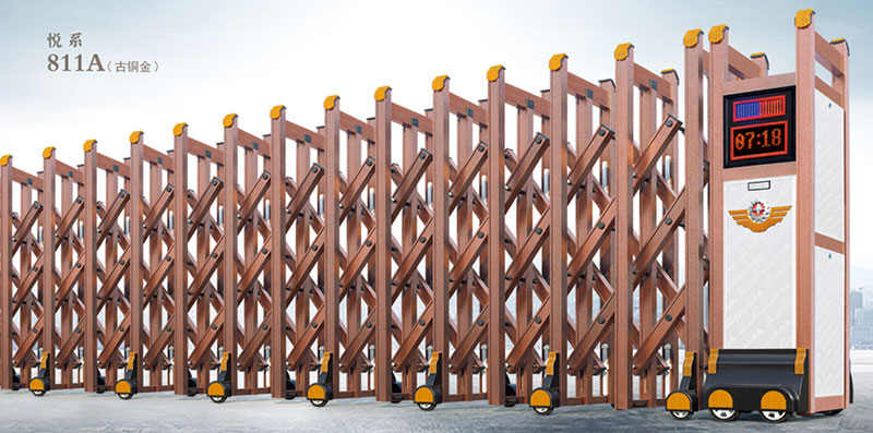 悅系811A(古銅金)鋁合金伸縮門