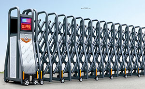 鋁合金伸縮門(mén) - 靚麗728D（深灰）鋁合金伸縮門(mén)