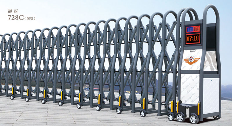 靚麗728C(深灰)鋁合金伸縮門(mén)