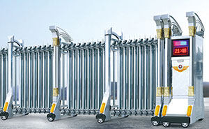 不銹鋼伸縮門 - 精鋼門G331B不銹鋼伸縮門