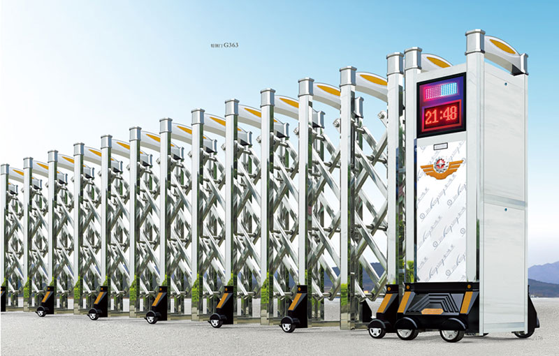 精鋼門G363不銹鋼伸縮門