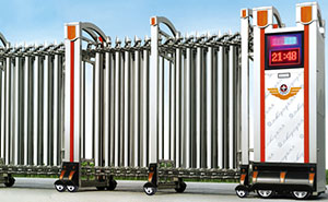 不銹鋼伸縮門 - 精鋼門G323D不銹鋼伸縮門