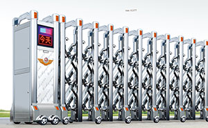 不銹鋼伸縮門 - 精鋼門G377不銹鋼伸縮門