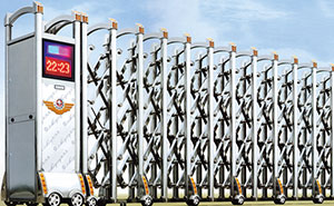 不銹鋼伸縮門 - 精鋼門G318C不銹鋼伸縮門