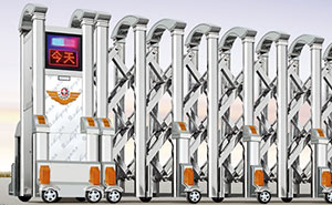 不銹鋼伸縮門 - 精鋼門G308D不銹鋼伸縮門