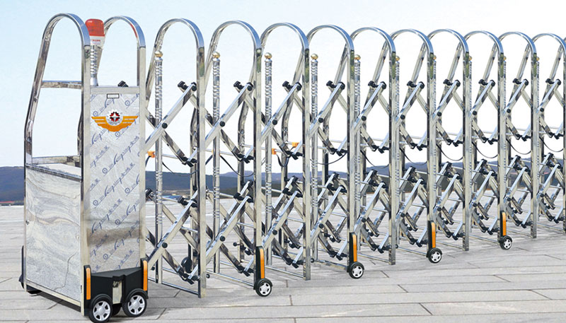 精鋼門G321不銹鋼伸縮門