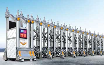 不銹鋼伸縮門(mén) - 精鋼門(mén)G399電動(dòng)伸縮門(mén)