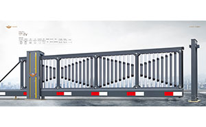 電動平移門 - 智能懸臂門918B-BS（深灰）