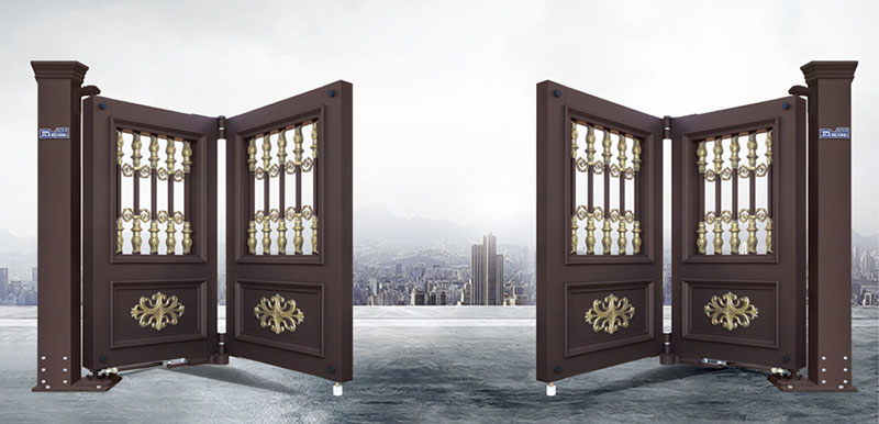 智能懸折門938-B4（深咖）