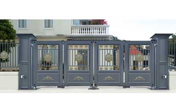 電動(dòng)折疊門 - 智能懸折門938-B8（深灰）