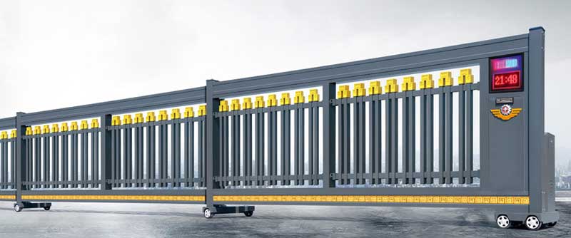 智能伸縮平移門(mén)909E(深灰）