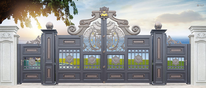 盧浮幻影-皇冠-LHG17102鋁藝大門