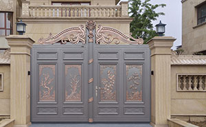 鋁藝大門 - 盧浮幻影-騎士鋁藝大門