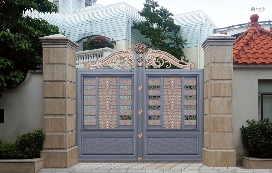 盧浮幻影-騎士LQS17222鋁藝大門