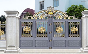 鋁藝大門 - 盧浮魅影-皇家-LHJ17127鋁藝大門