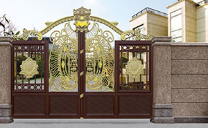 鋁藝大門 - 盧浮魅影-皇族-LHZ17112鋁藝大門