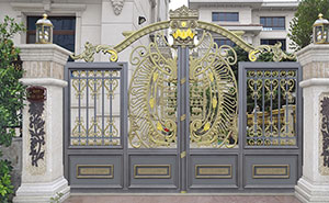 鋁藝大門(mén) - 盧浮魅影-皇族-LHZ17113鋁藝大門(mén)