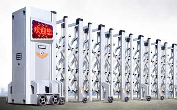 電動伸縮門 - 星18-A1（閃銀）伸縮門