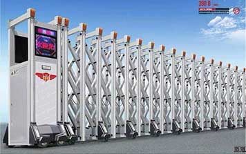 電動伸縮門 - 390B銀色