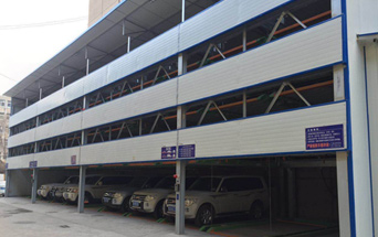 青海電科院（四層升降橫移式）立體車庫(kù)案例 - 中出網(wǎng)-智能出入口與停車充電門戶