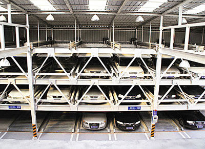 四層升降橫移式立體車庫