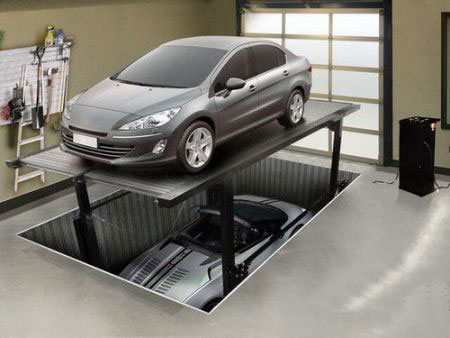 地坑式簡(jiǎn)易升降兩層立體車庫(kù)