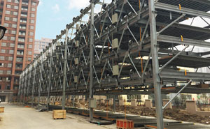 合肥蒙城玖隆皇家花園立體車庫(kù)案例 - 中出網(wǎng)-智能出入口與停車充電門戶