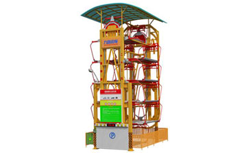 6層10車位轎車型及SUV型垂直循環(huán)立體車庫(kù)