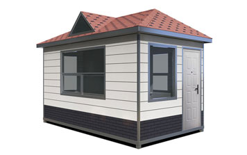 崗亭 - 金屬雕花板崗亭