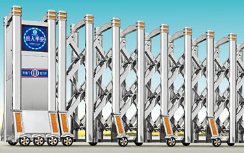 不銹鋼伸縮門 - 不銹鋼電動(dòng)伸縮門