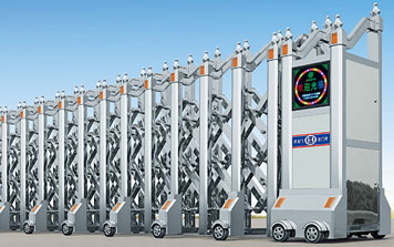 不銹鋼伸縮門 - 不銹鋼電動伸縮門