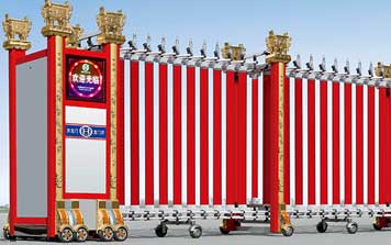 鋁合金伸縮門 - 鋁合金電動(dòng)伸縮門