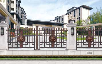 圍墻護(hù)欄 - 豪華別墅庭院圍欄WL·22001