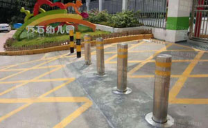 佛山松崗萬石幼兒園升降柱案例