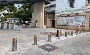 湛江湞江區(qū)執(zhí)信小學升降柱案例